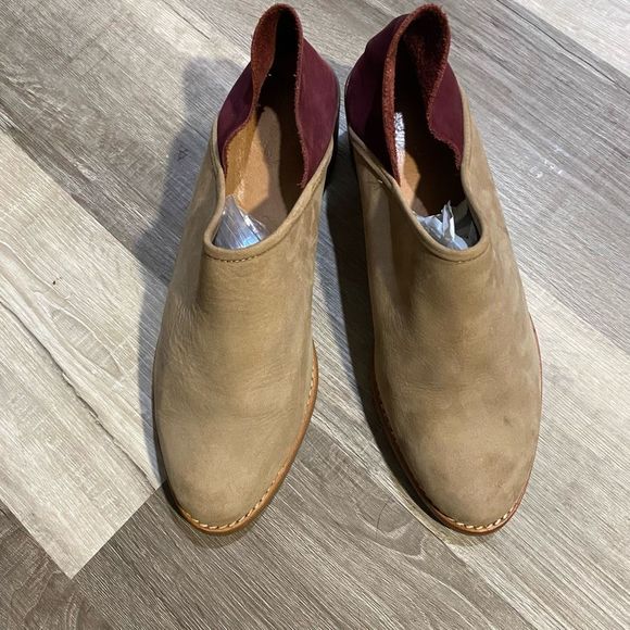 Anthropologie All Black Colorblock Fold-Back Booties, Size EU 40 / US 9, MP $150 - Picture 8 of 13